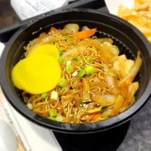 Yakisoba with shrimp