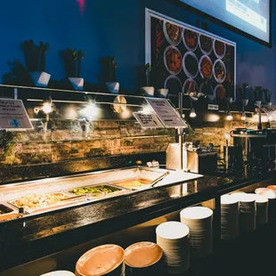 interior, sushi and sashimi