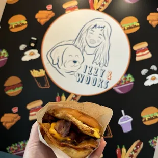 Mini Izzy Truff Smash Burger