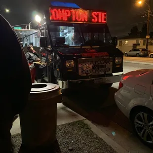 Black food truck Izzyhana streak and lobster