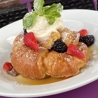 Nutella Croissant French Toast Breakfast and Lunch