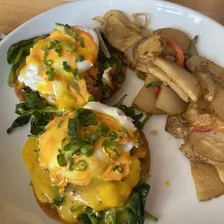 Crab cake Benedict
