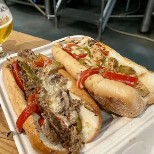 Classic cheesesteak 1 steak 1 chicken