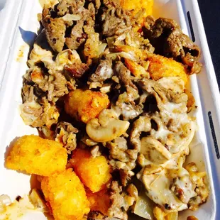 Cheesesteak Tater Tots!
