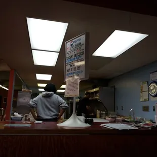 Waiting on my cheesesteak!