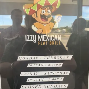 Updated menu prices and hours Sept 2022.