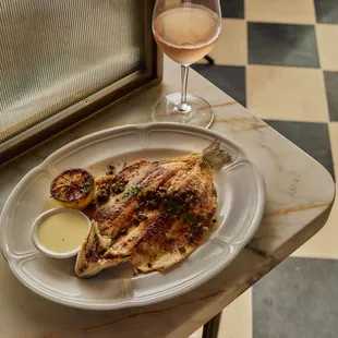 grilled fish, seafood, food, grilled seafood, fish