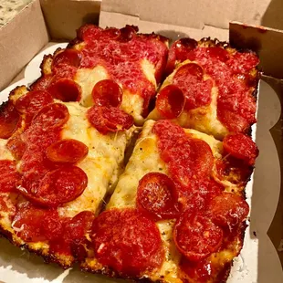 Krinkle Pepperoni Pizza
