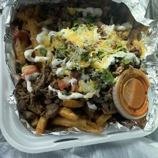 Steak fries!!! Yumm come get some! When you see this truck chase it down!