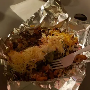 Hard shell carne asada tacos