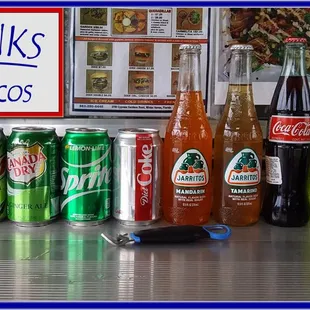 Drinks - Frescos * We offer a wide variety of Mexican &amp; American refreshments @ J.A.C.'S Corner