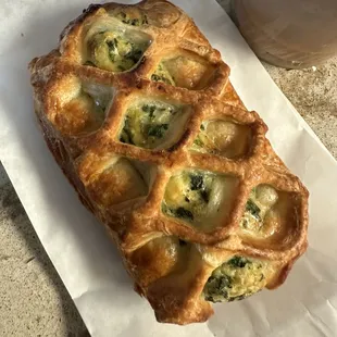 Spinach and feta pastry