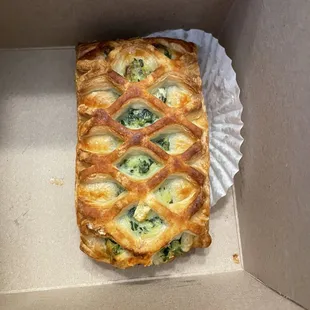 Spinach and feta feuilleté