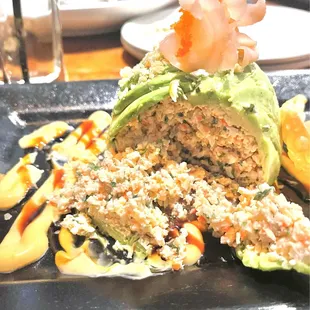 Inside the avocado bomb!