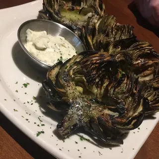 Fire-grilled Artichokes