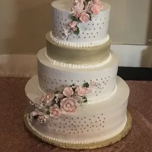 a wedding cake