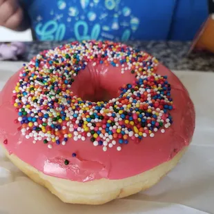 Pink sprinkle donut for my princess