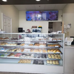 Display full of donuts