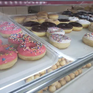 a variety of doughnuts