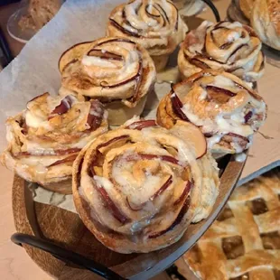 a variety of pastries