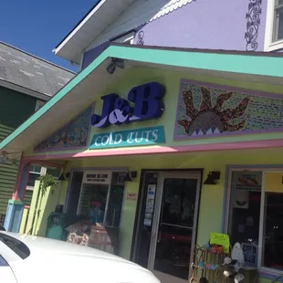 the front of the store