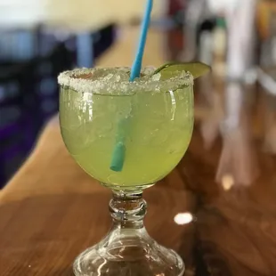Margarita from the bar at J&amp;B Meat Market