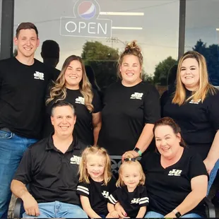 The Klippert Family, owners of J&amp;B Meat Market, Colby, KS.
