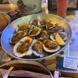 Dozen oysters