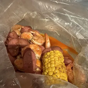 Shrimp and sausage mild.... It was very delicious! I can&apos;t wait to return.