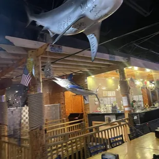 Inside of the restaurant