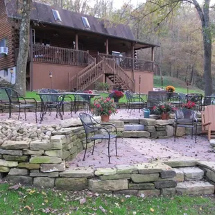 Outdoor seating area