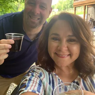 Second day of green stage in Pennsylvania. Checking in at one of our favorite wineries. Cheers!!