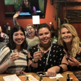 Fun night out! Happy customers!