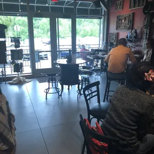 Awesome atmosphere. Outside seating as well