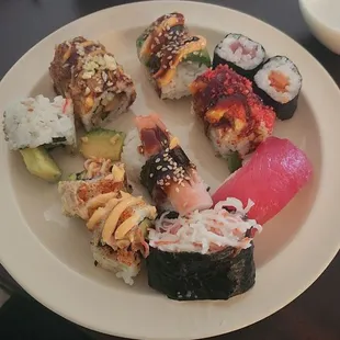 They have an amazing variety of sushi!