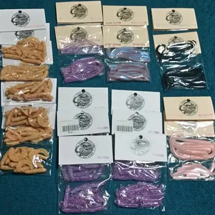 Sand Turtle and Anjeri Grubs. Magnum, Blue Steel, Anjeri and Midnight Rider Strips.