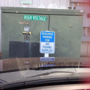 Designated parking stalls