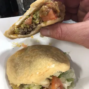 Such a thick corn tortilla