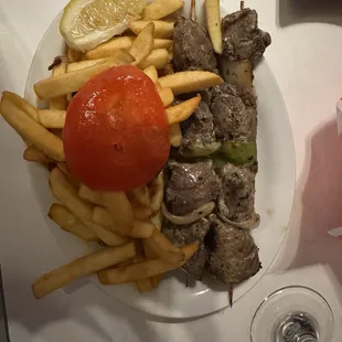 Lamb shish kebab