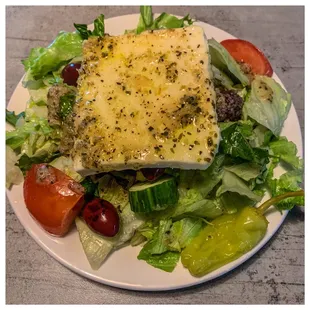 Small Greek Salad, more than enough to share.