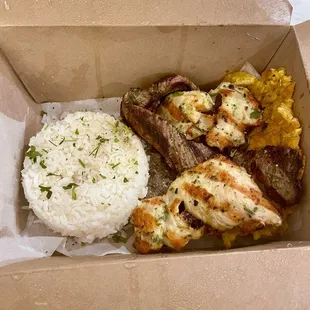 Grilled Chicken and Steak