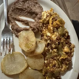 Chorizo con Huevo Plate