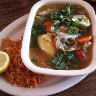 Caldo (soup) made fresh daily!