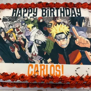 Naruto fans?! Please order 3 days in advance in store.