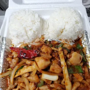 Wild Chili Chicken Lunch Special