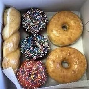 a variety of doughnuts