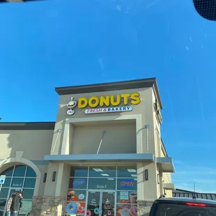 the front of the store