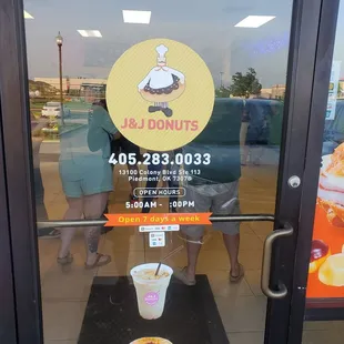 a donut and a cup of coffee