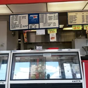 Half the menu