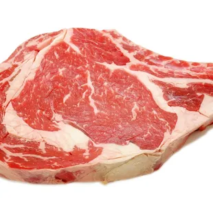 a piece of beef on a white background